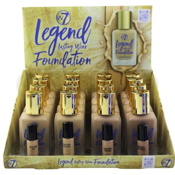 W7 Legend Lasting Wear Foundation - Assorted