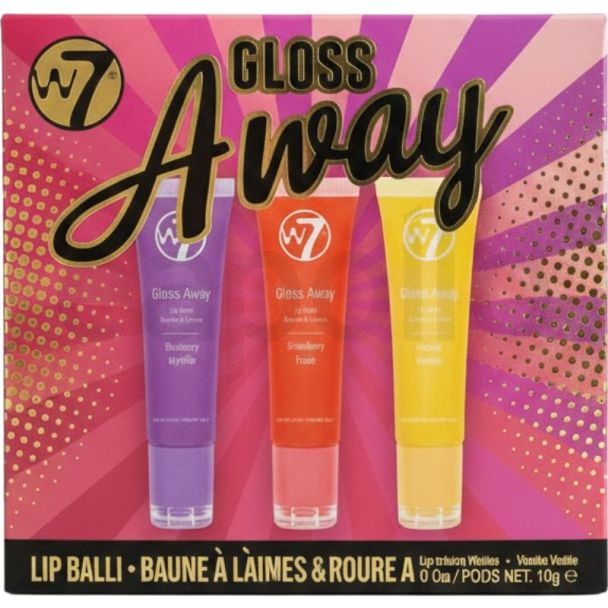 W7 Lip Balm Trio Gift Set - Gloss Away 