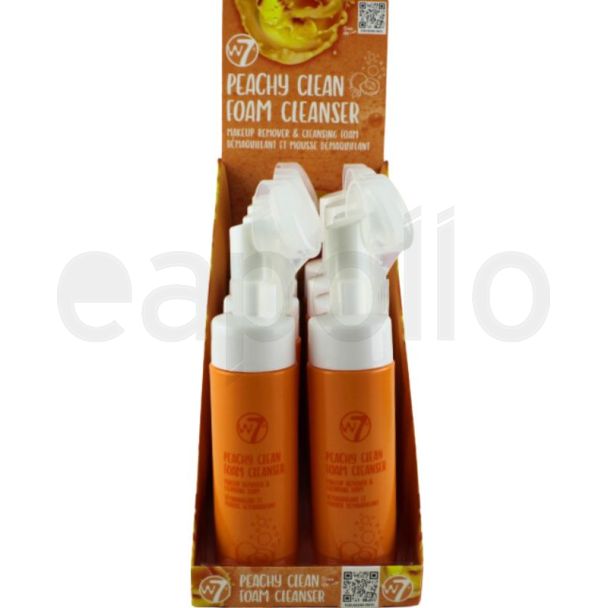 W7 Peachy Clean Foam Cleanser & Makeup Remover