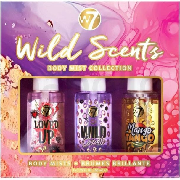 W7 Wild Scents Body Mist Collection Giftset