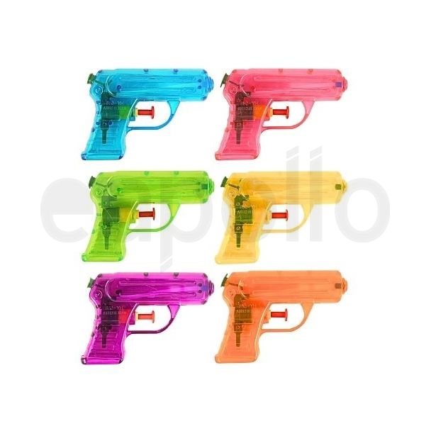 Neon Water Gun Mini Toys (11cm) - Assorted Colours