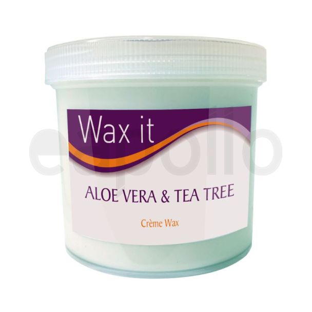 Wax It - Aloe vera & Tea Tree Crème Wax (450g)