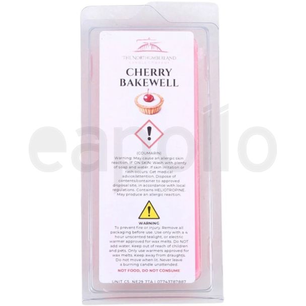 Wax Melt Snap Bar - 50g - Cherry Bakewell