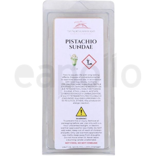 Wax Melt Snap Bar - 50g - Pistachio Sundae