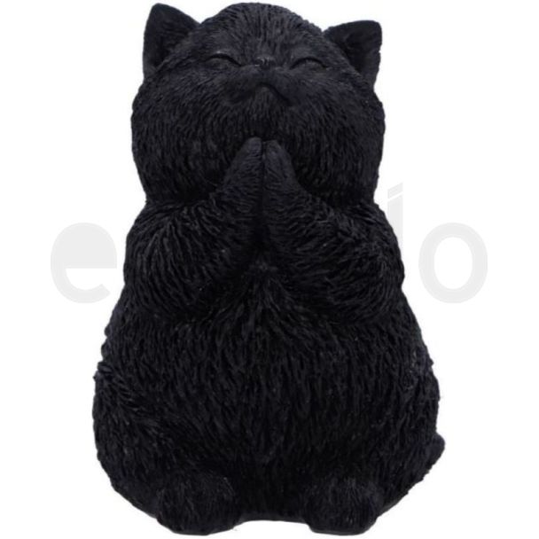Whisker Wish Black Cat Figurine – (8.5cm)