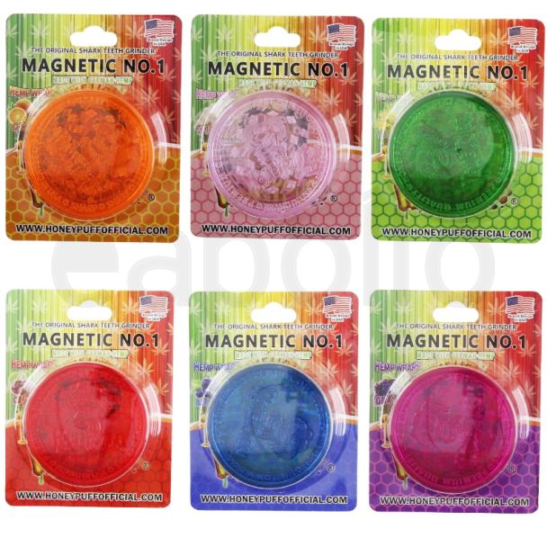 Wholesale 3-Part Honey Puff Magnetic No.1 Handmullers - Assorted Colours
