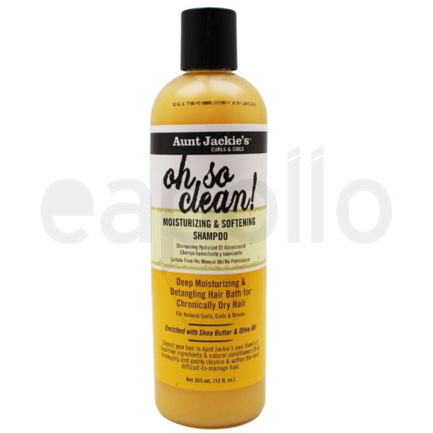 Wholesale Aunt Jackie's Oh So Clean! Moisturising & Softening Shampoo -355ml