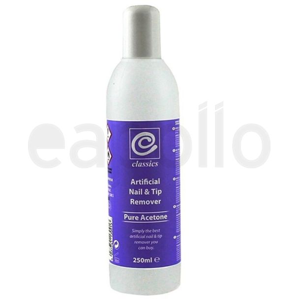 Wholesale Classics Artificial Nail & Tip Remover - Pure Acetone 250ml 
