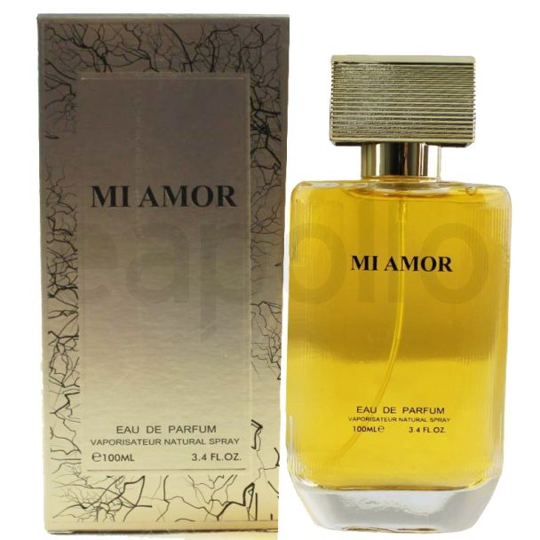 Wholesale Fine Perfumery Ladies Perfume -  Mi Amor (Gold) 