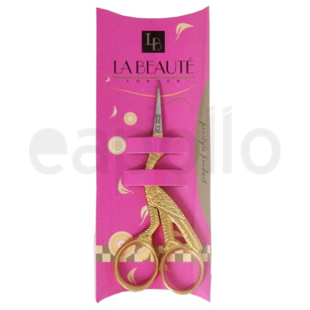 Wholesale ICE Tempered Stainless Stork Scissors - Half Gold 