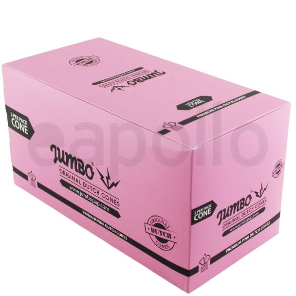 Wholesale Jumbo Pink King Size Original Dutch Cones - 32 Cones