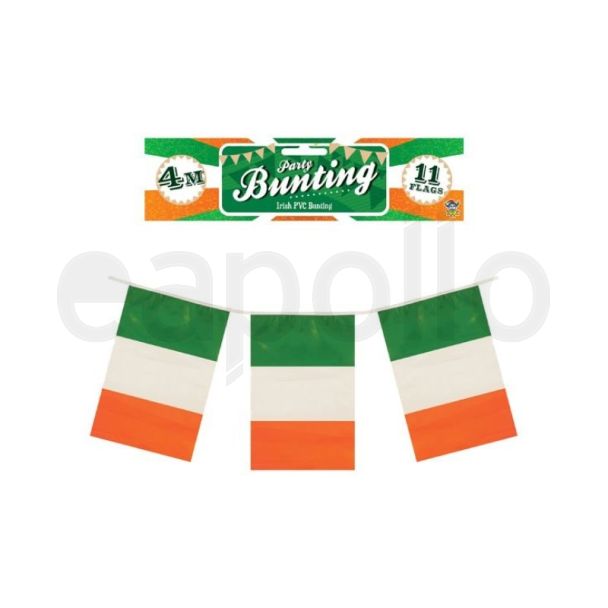 Wholesale 11 Irish Bunting Flags 12 Feet In Length