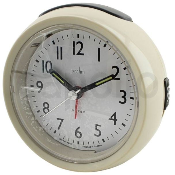 Wholesale Acctim Grace Alarm Clock - Cream