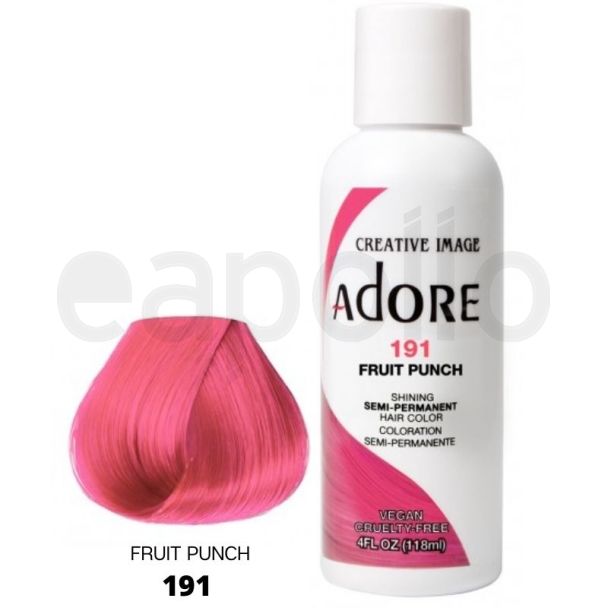 Wholesale Adore Semi-Permanent Hair Dye- Fruit Punch (191) 