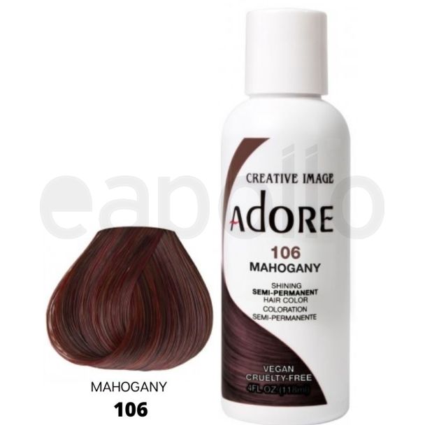 Wholesale Adore Semi-Permanent Hair Dye- Mahogany (106) 