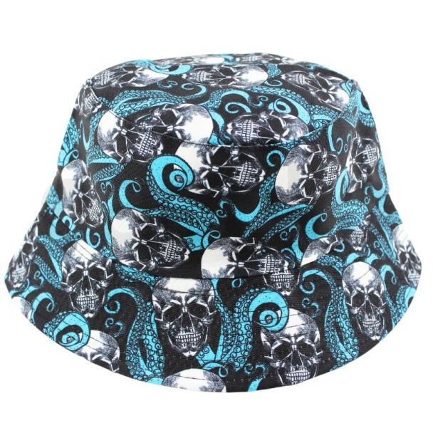 Wholesale Adults Bucket Hat Skull Design