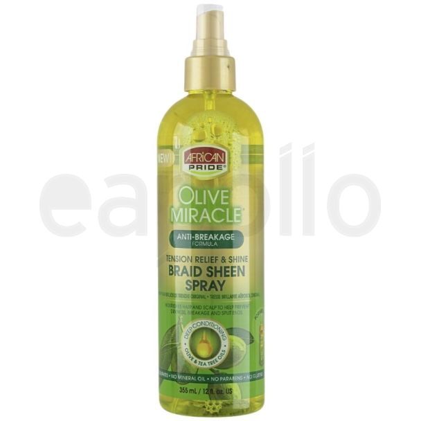 Wholesale African Pride Olive Miracle Braid Sheen Spray 355ml (12oz)