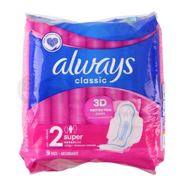 Wholesale Always Classic Super Pads With Wings 