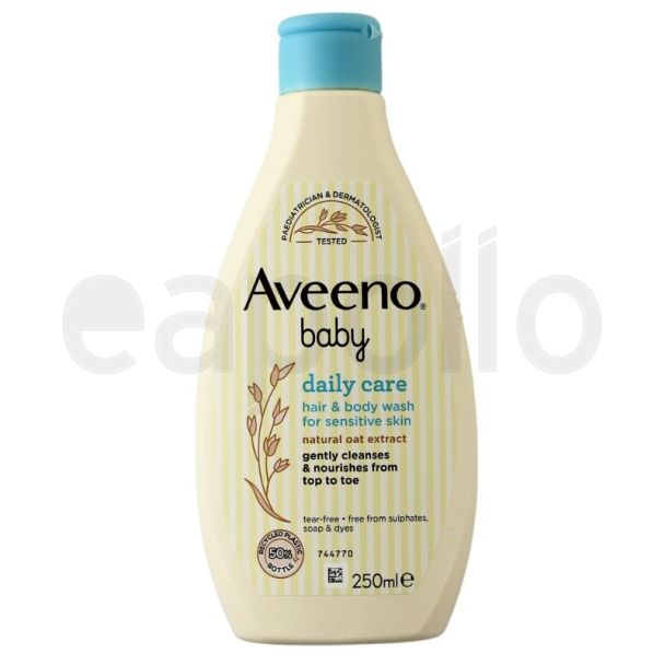 Wholesale Aveeno Baby Daily Care Hair & Body Wash 250ml 