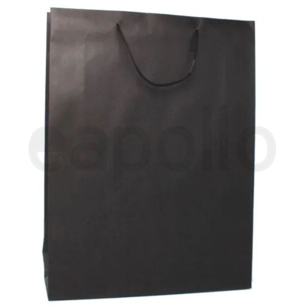 Wholesale Black Kraft Paper Gift Bag - 42x32x10cm
