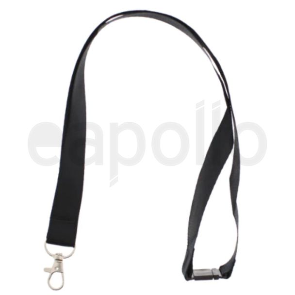 Wholesale Black Lanyard With Lobster Claw Closure