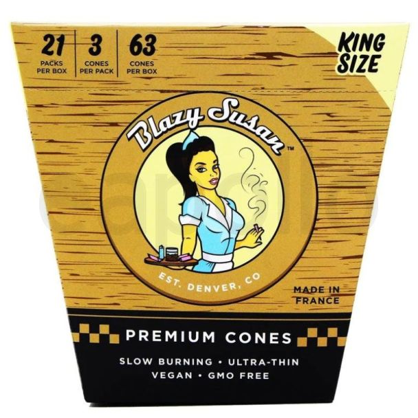 Wholesale Blazy Susan King Size Brown Cones 