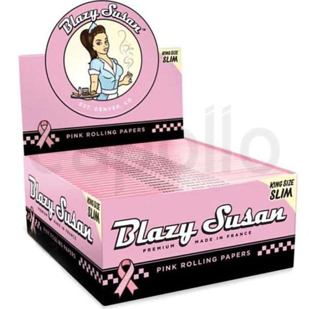 Wholesale Blazy Susan King Size Slim Pink  Papers 