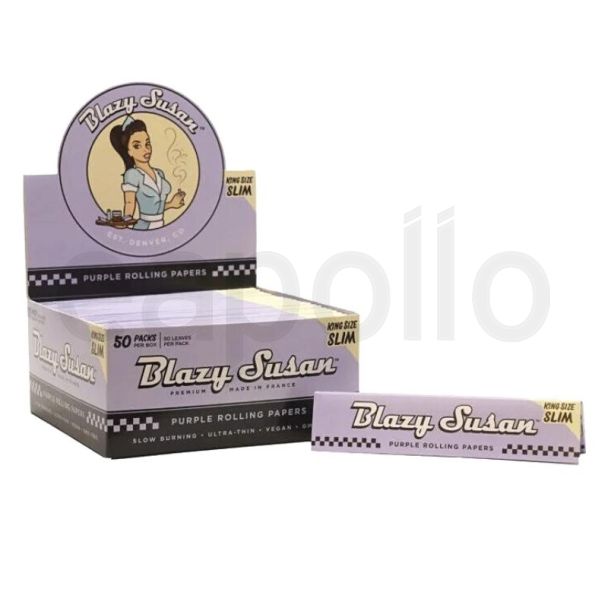 Wholesale Blazy Susan King Size Slim Purple Papers 
