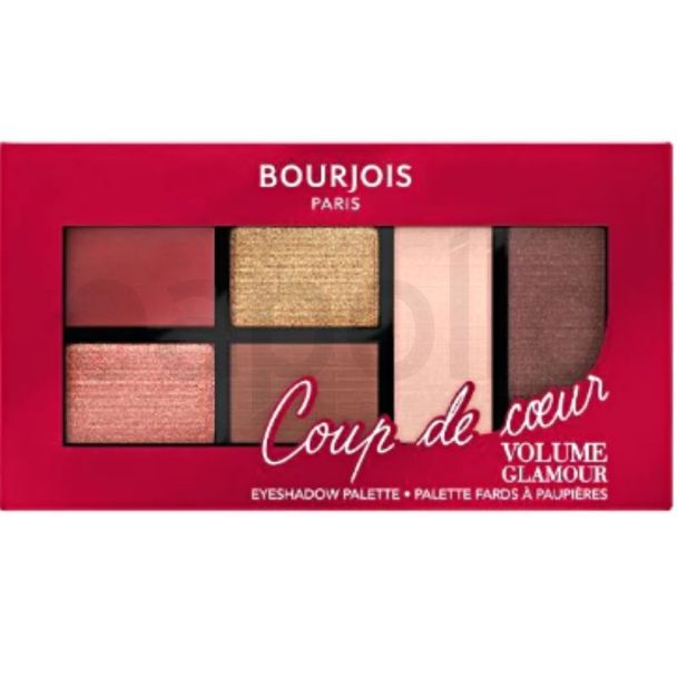 Wholesale Bourjois Coup De Coeur Volume Glamour Eyeshadow Palette - 01 Intense Look 