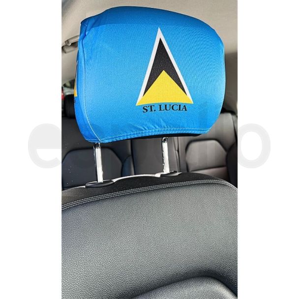 Wholesale Car Seat Head Rest Cover - St. Lucia