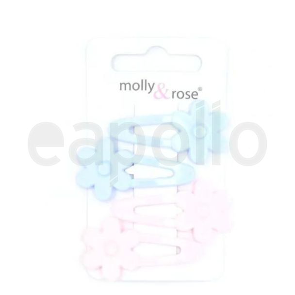 4pcs Daisy Flower Shaped Plastic Covered Sleepies - 3.5cm