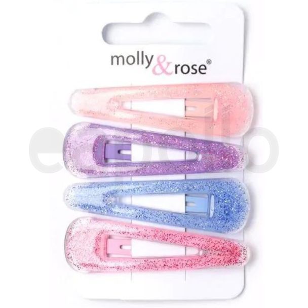 Wholesale Card Of Glitter Covered Sleepies Clip 5cm