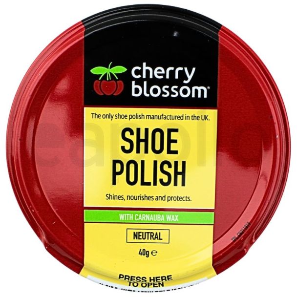 Wholesale Cherry Blossom Shoe Polish 40g - Neutral