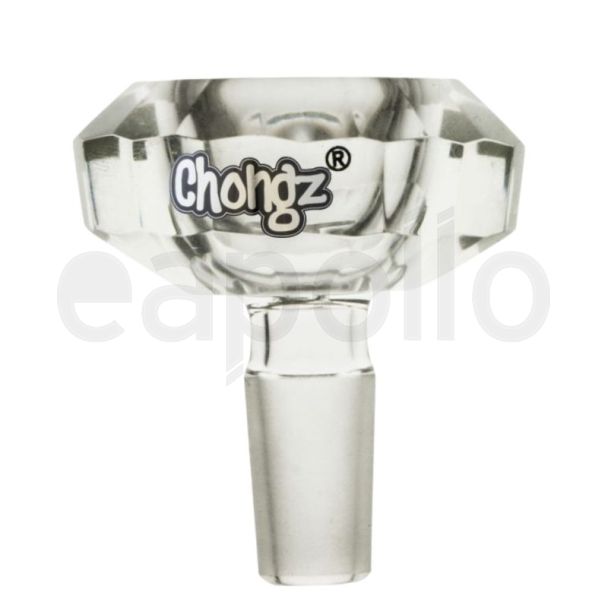 Wholesale Chongz 14mm “Cut it Out” Cut Glass Cone