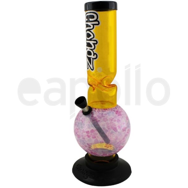 Wholesale Chongz Acrylic "Flower" Design Waterpipe (12 Inch)