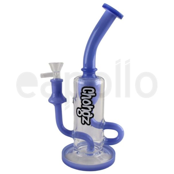 Wholesale Chongz 'Tupelo' Percolator Glass Waterpipe - Milk Blue