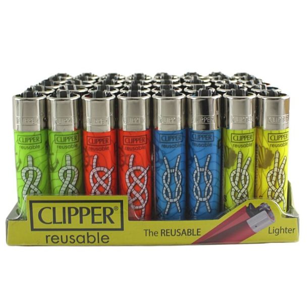 Wholesale Clipper Lighters "Nautilus" Design - Assorted 