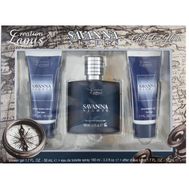 Wholesale Creation Lamis Savanna Nights 3 Pieces Gift Set For Men