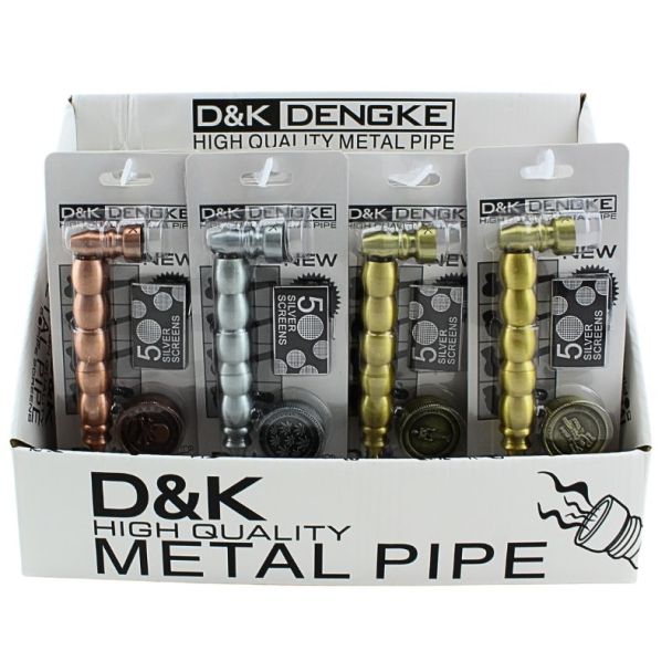 Wholesale D&K Gold, Silver & Rose Gold Metal Pipe 3pcs Set - Assorted 
