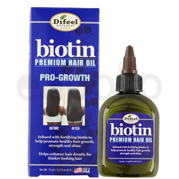 Wholesale Difeel Biotin Premium Hair Oil - 75ml