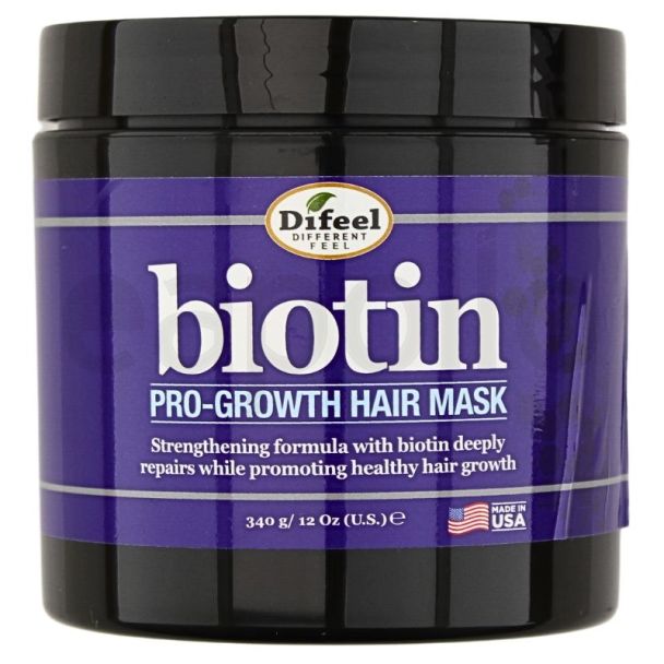 Wholesale Difeel Biotin Pro-Growth Hair Mask - 340g/12oz