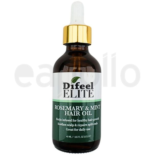 Wholesale Difeel Elite Rosemary & Mint Hair Oil - 49ml 