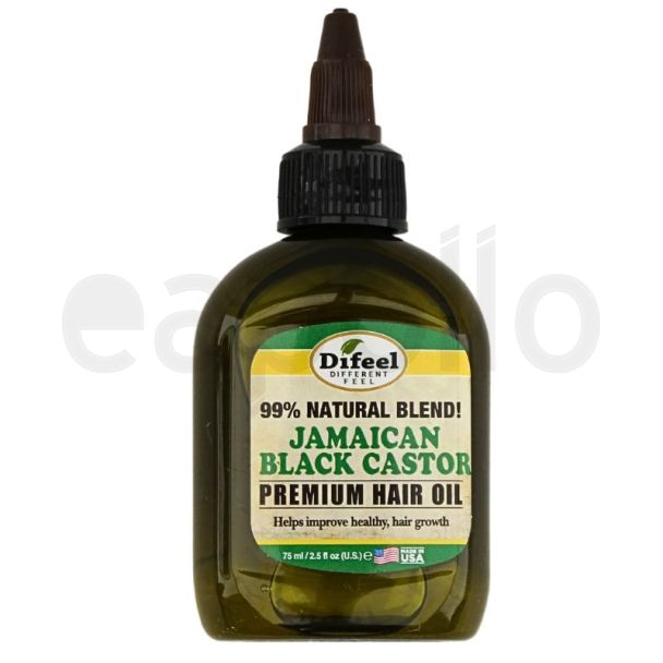 Wholesale Difeel Natural Premium Hair Oil - Jamaican Black Castor 75ml 