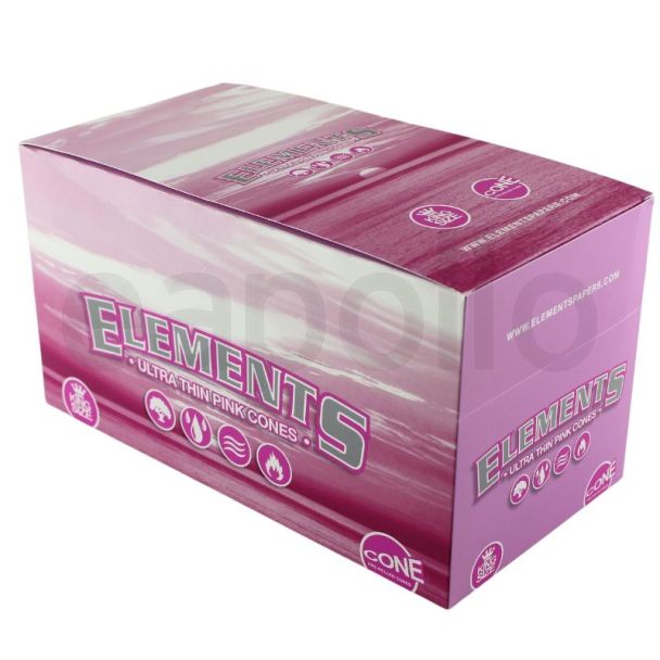 Wholesale Elements Ultra Thin Rice Cones - King Size 