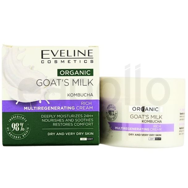 Wholesale Eveline Organic Goats Milk Rich Multi-Regenerating Cream 50ml