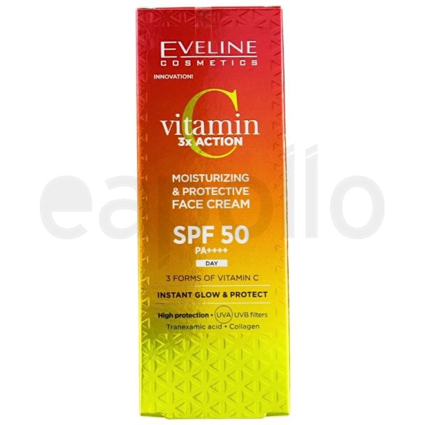 Wholesale Eveline Vitamin C 3x Action SPF50 Face Cream 30ml 