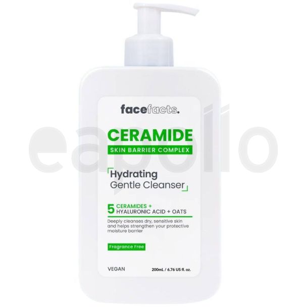 Wholesale Face Facts Ceramide Hydrating Gentle Cleanser - 200ml 