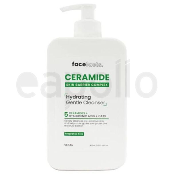Wholesale Face Facts Ceramide Hydrating Gentle Cleanser - 400ml 