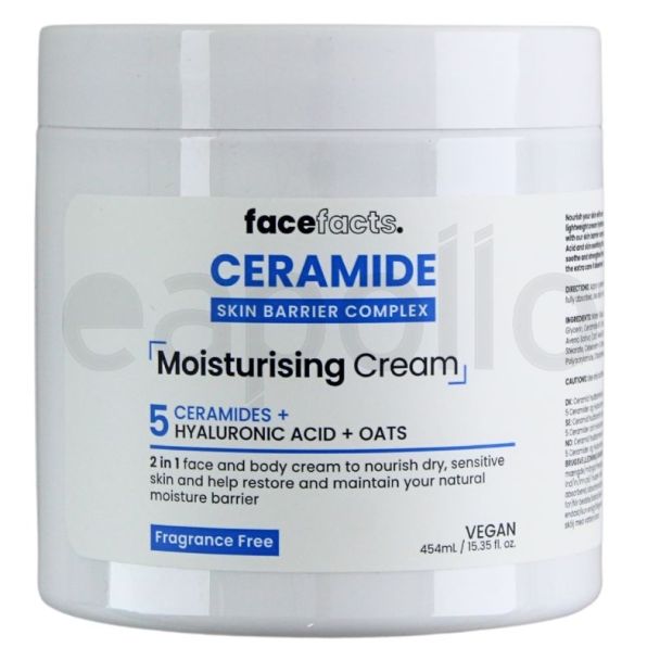 Wholesale Face Facts Ceramide Moisturising Cream 454ml 