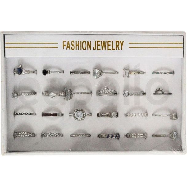 Wholesale Fashion Jewellery Rings - Silver